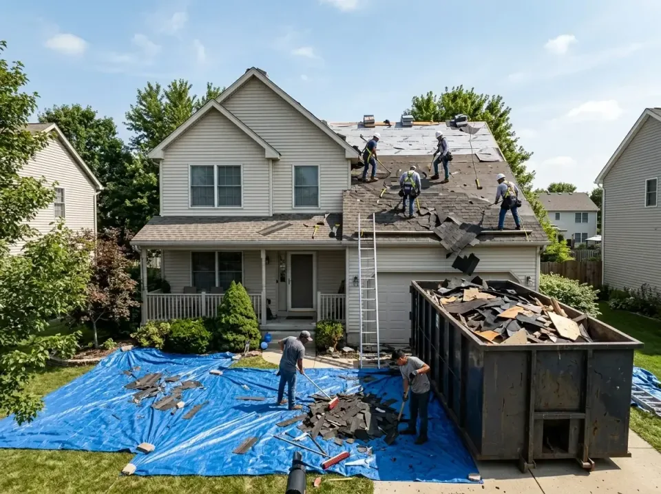 roof-replacement-debris-remova-004 — frequently asked questions, Cheapest Dumpster Rentals in Westchester, IL